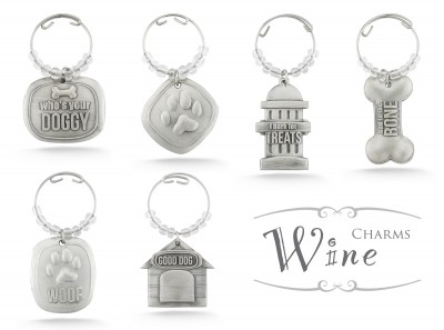 Dog Themed Wine Charms - Photo Courtesy of Coupaw