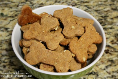 Peanut Butter Bacon Dog Treats for Super Bowl 2014