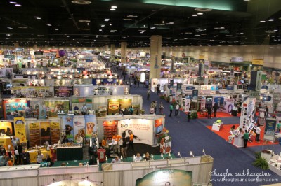Aerial view of the Global Pet Expo
