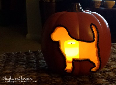 DIY Dog Silhouette Pumpkins