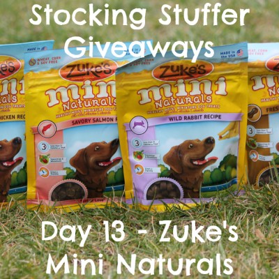 Stocking Stuffer Giveaway - Day 13 - Zuke's Mini Naturals