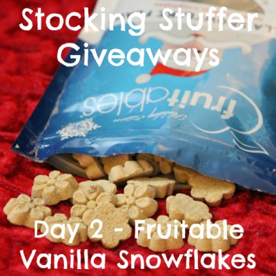 Stocking Stuffer Giveaway - Day 2 - Fruitables Vanilla Snowflakes