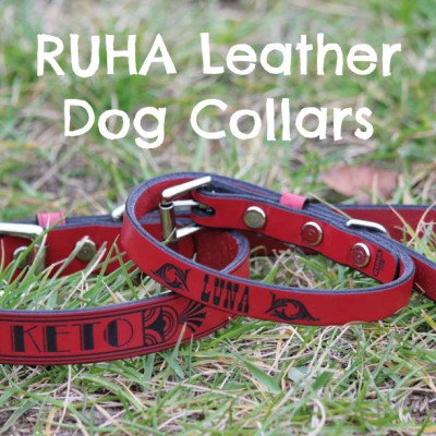 RUHA Leather Dog Collars