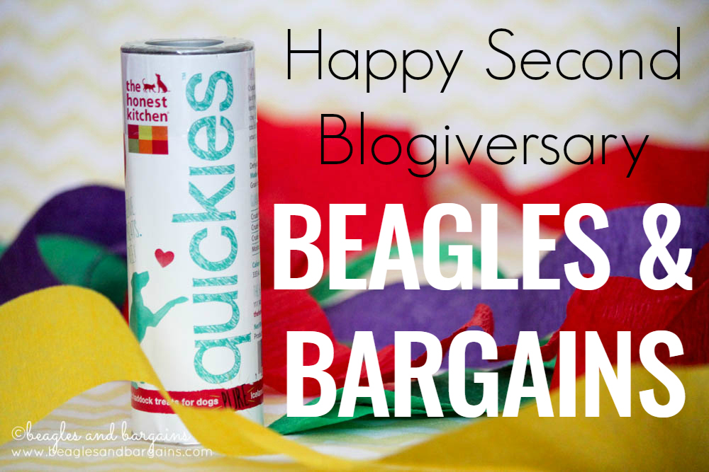 Happy Second Blogiversary Beagles & Bargains - The Honest Kitchen Quickies