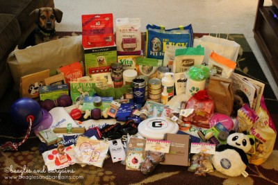 Tons of swag from some amazing pet brands!