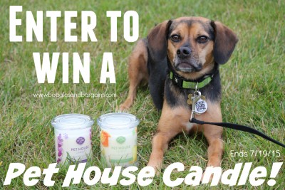 Enter to win a One Fur All Pet House Candle