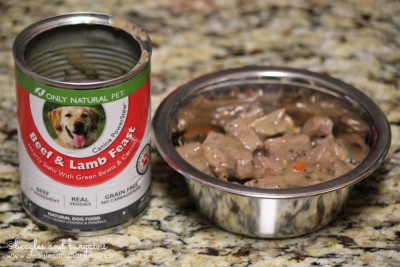Real meat chunks in Only Natural Pet Canine PowerStew