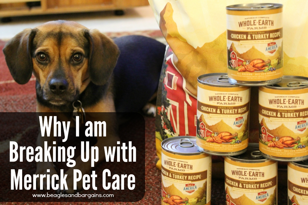 Why I am Breaking Up with Merrick Pet Care