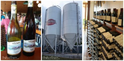 We visited Wagner Vineyards, Ithaca Beer, and Lamoreaux Landing Wine Cellars