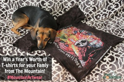 Win a year's worth of t-shirts for your family from The Mountain