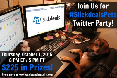 Join us for #SlickdealsPets Twitter Chat on October 1