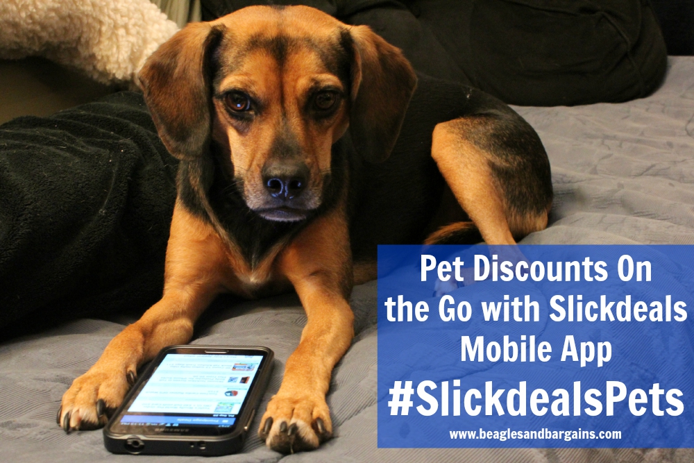 Pet Discounts On the Go with Slickdeals Mobile App #SlickdealsPets