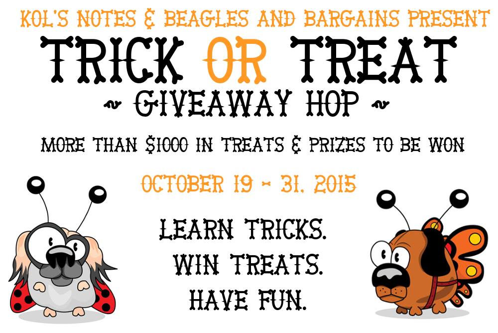 Trick or Treat Giveaway Hop 2015 - Hosted by Kol's Notes and Beagles & Bargains