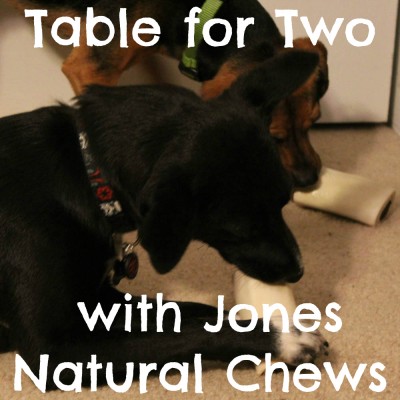 Table for Two with Jones Natural Chews