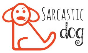 Sarcastic Dog Logo