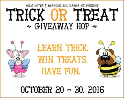 Trick or Treat Giveaway Hop 2016 - Hosted by Kol's Notes and Beagles & Bargains