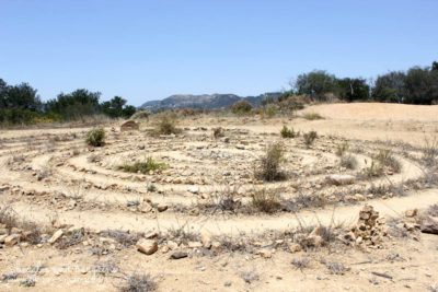 Maze at the top of Tuna Canyon in California