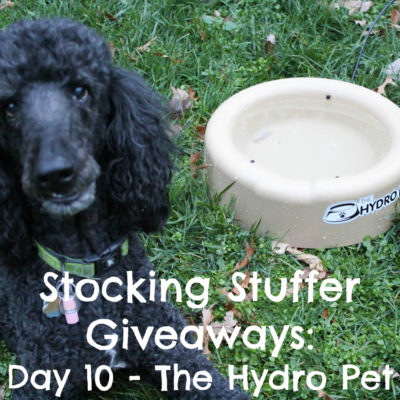 Beagles & Bargains Stocking Stuffer Giveaways 2016 - Day 10 - The Hydro Pet Bowl