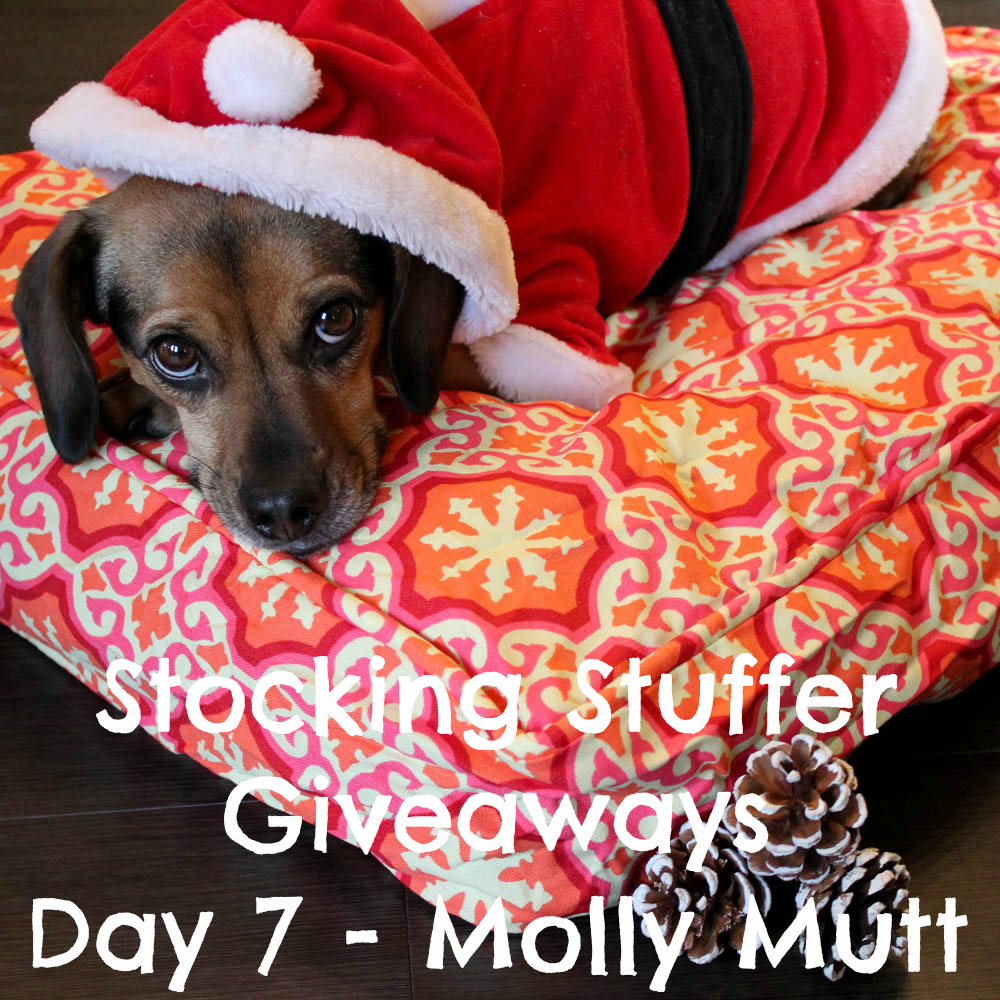 Beagles & Bargains Stocking Stuffer Giveaways 2016 - Day 7 - Molly Mutt