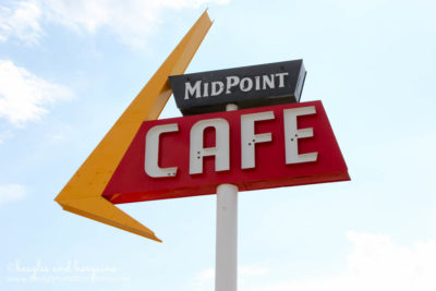 MidPoint Cafe in Adrian, TX off historic Route 66