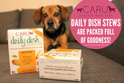 Caru Pet Food Daily Dish Stews for Dogs are Packed Full of Goodness!