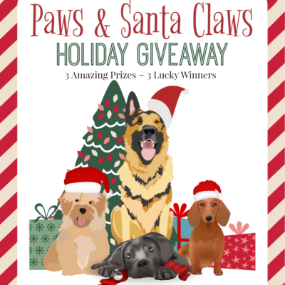 Paws & Santa Claws Holiday Giveaway | Pet Blogger Christmas Giveaway