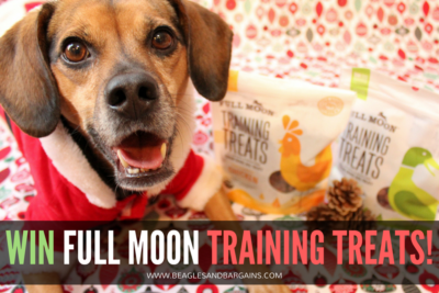 5 Dog Training Tips to Start the New Year off Right | Stocking Stuffer Giveaways | Win Training Treats for Dogs | #sponsored by Full Moon