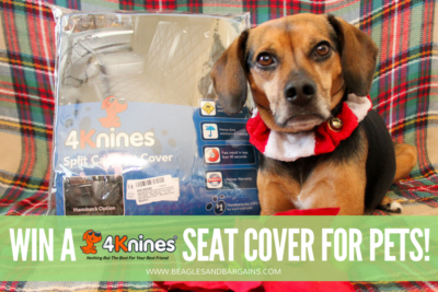 5 Reasons to Get a Car Seat Cover for Pets | Stocking Stuffer Giveaways | Win a 4Knines Car Seat Cover for Pets | #sponsored by 4Knines