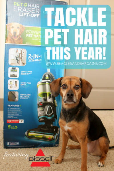 Tackle Pet Hair in the New Year with the BISSELL Pet Hair Eraser Lift-Off Vacuum | Clean Pet Friendly Home Tips | #sponsored by BISSELL