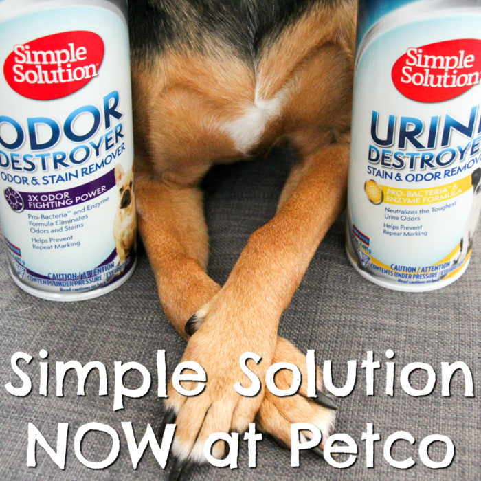 Start Your Spring Cleaning with Simple Solution - Now Available at Petco - {cleaning, pets, dogs}
