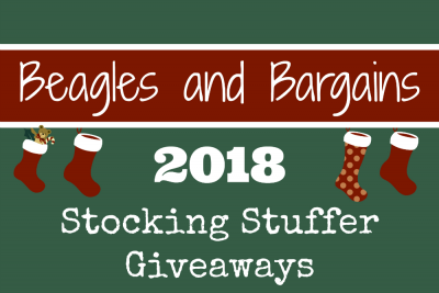 Beagles & Bargains Stocking Stuffer Giveaways for Dogs and Dog Moms 2018